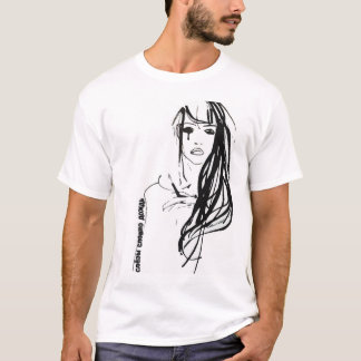 Camiseta Rasgos como a chuva