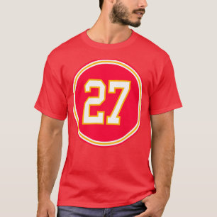 Camiseta Rashad Fenton Número 27 Jersey Chefes da Cidade do
