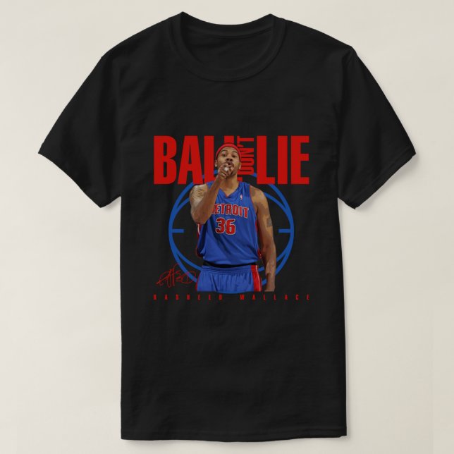 Camiseta Rasheed Wallace  (Frente do Design)
