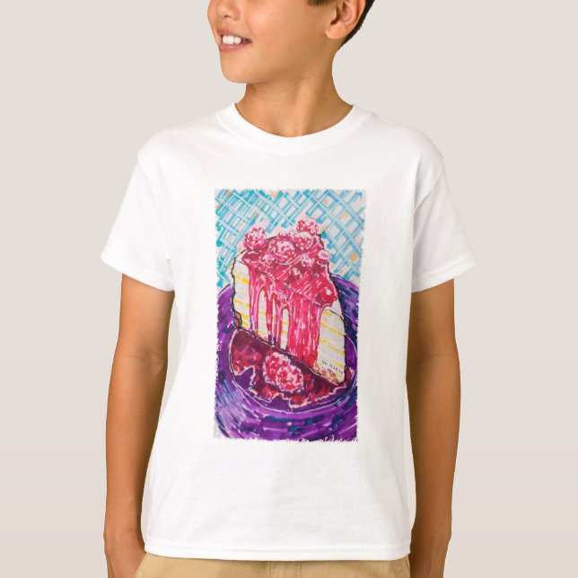 Camiseta Raspberry Cake (Frente)