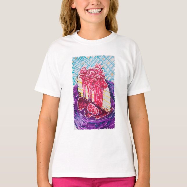 Camiseta Raspberry Cake (Frente)