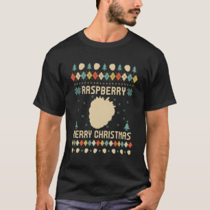 Camiseta Raspberry Funny Ugly Sweater Vintage Retro Para Ch