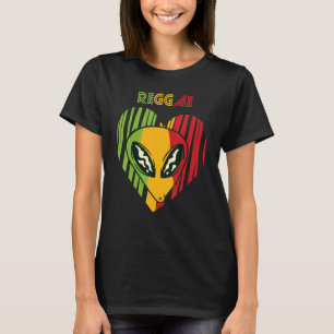Camiseta Rasta Alienígena Reggae Jamaica Souvenir Rastafar