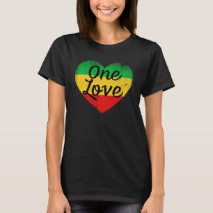 Camiseta Rasta Heart Love