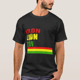 Camiseta Rasta IRON LION ZION Reggae