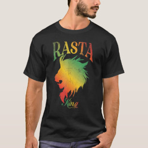 Camiseta Rasta King Reggae Estilo Para Música Reggae