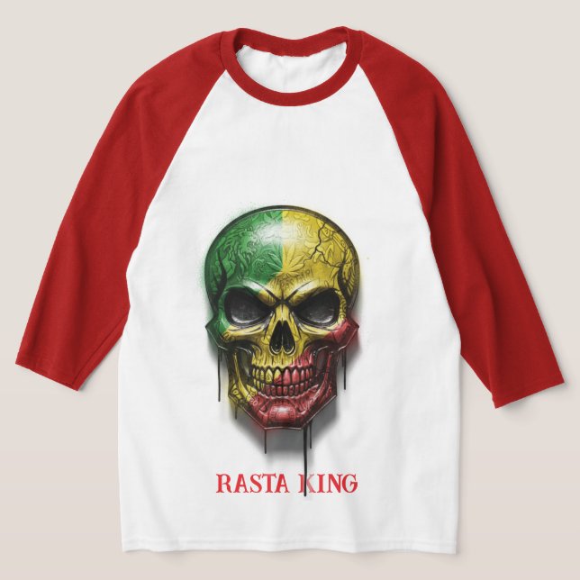 CAMISETA RASTA KING SKULL (Postura )