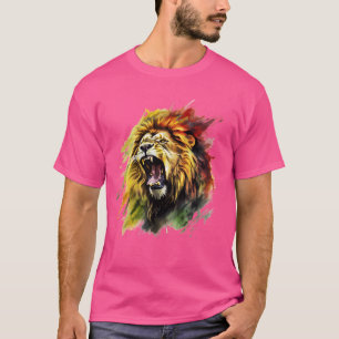 Camiseta Rasta Raízes Sunset Rasta Reggare Lion Rastafarian