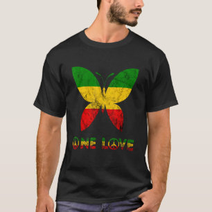 Camiseta Rasta Reggae Butterfly Hippie Insetos Inseto Um Am