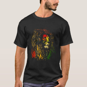 Camiseta Rasta Reggae Leão De Judah Jamaican Roots Rastafar