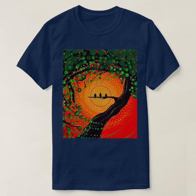 Camiseta Rasta Three Little Birds 1 (Frente do Design)