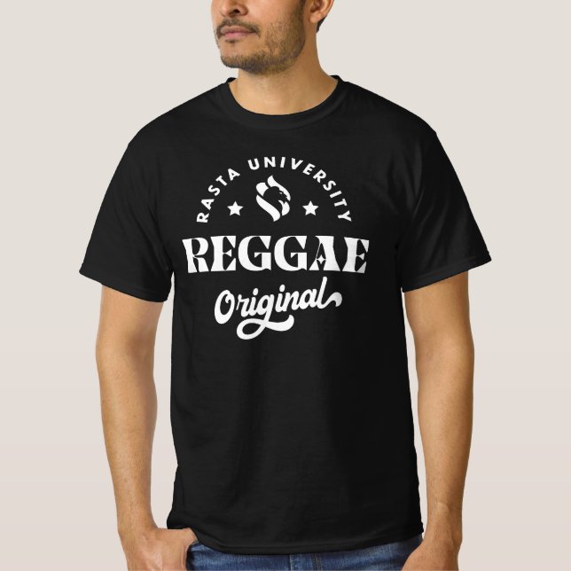 Camiseta Rasta University Reggae Original Reggae (Frente)