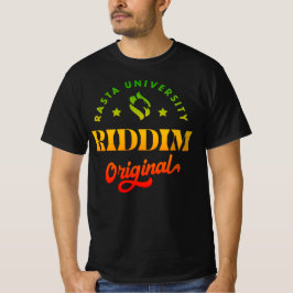 Camiseta Rasta University Riddim Original Rasta Reggae