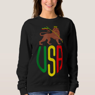 Camiseta Rasta Usa Reggae Music Zion Lion Jamaica Rastafari