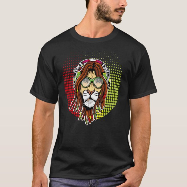 Camiseta Rastafari Lion (Frente)