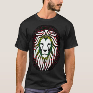 Camiseta Rastafari Lion Head Jamaica Souvenir Rasta Roots R