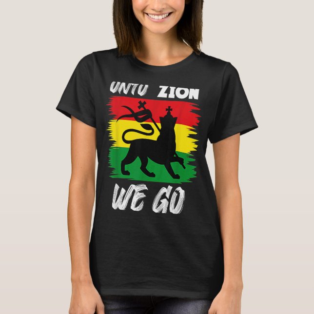 Camiseta Rastafari Lion Head Jamaica Souvenir Rasta Roots R (Frente)