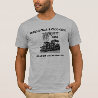 Camiseta Rastejamento de bar de Choo-Choo do chug-um do