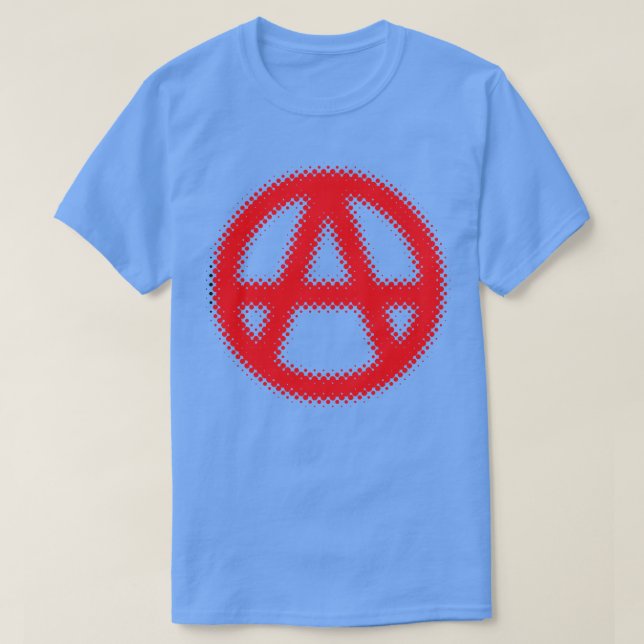 Camiseta Raster Anarchy Sign (Frente do Design)