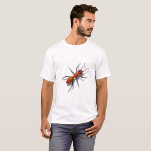 Camiseta Rastreamento de Formigas Vermelhas