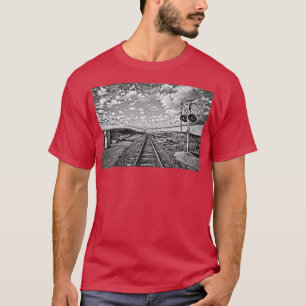 Camiseta Rastreamento e Linhas BW