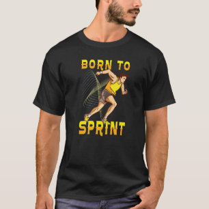 Camiseta Rastreamento E Pista De Campo E Executante De Camp