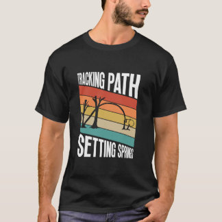 Camiseta Rastreando Primaveras de Definição de Caminho Rast