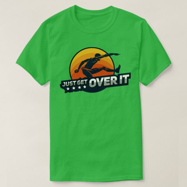 Camiseta Rastrear e Campo Apenas Supere (Frente do Design)