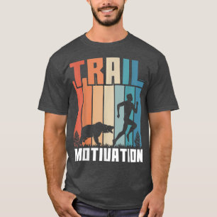 Camiseta Rastrear Motivação Engraçada Mulheres Executando E