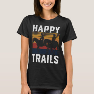 Camiseta Rastreio De Cavalo Em Rastreio Para Vaca De Cowboy