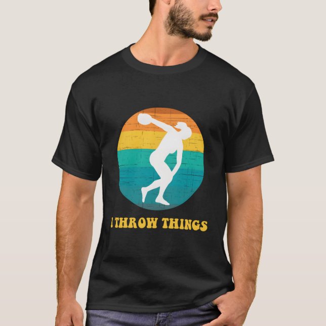 Camiseta Rastreio E Campo Disco I Jogam Coisas (Frente)