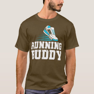 Camiseta Rastreio E Campo Que Executam Calçados Através Do