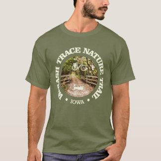 Camiseta Rastreio natural do vestígio de resíduos (ciclismo