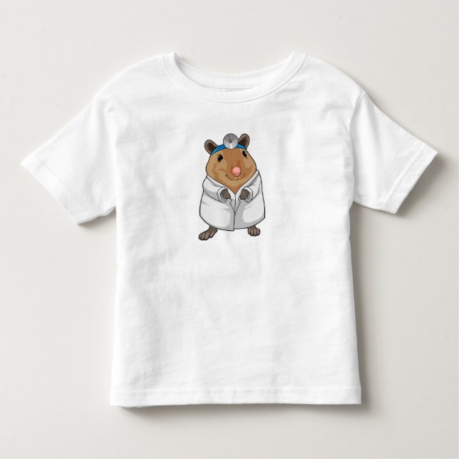 Camiseta Rat as Doctor with Doctor's coat (Frente)