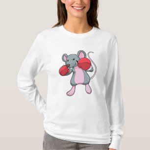 Camiseta Rat Boxing com luvas in a box