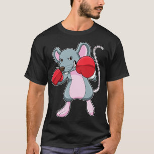 Camiseta Rat Boxing com luvas in a box