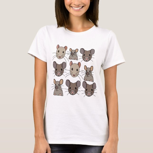 Camiseta Rat Mouse Mice (Frente)