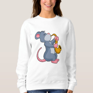 Camiseta Rat Music com Saxofone