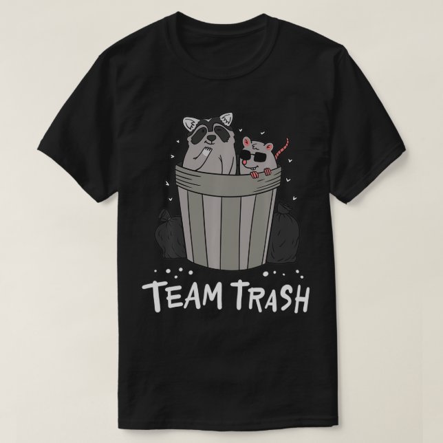 Camiseta Rat Raccoon Funny (Frente do Design)