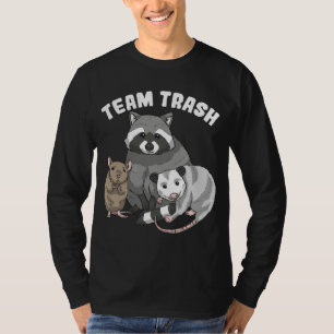 Camiseta Rat Raccoon Ogambm Possum Equipe Trash Funny