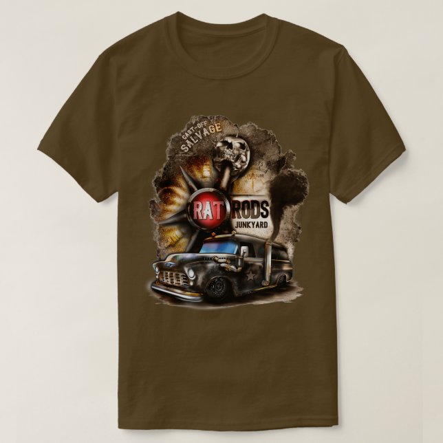 Camiseta Rat Rod CastOff (Frente do Design)