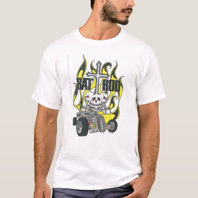 Camiseta Rat Rod Design 1 (Frente)