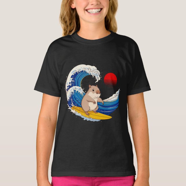 CAMISETA RAT SURFANDO À NOITE (Frente)