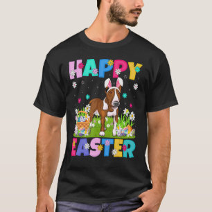 Camiseta Rat Terrier Dog Felz pascoa Bunny Rat Terrier Eas