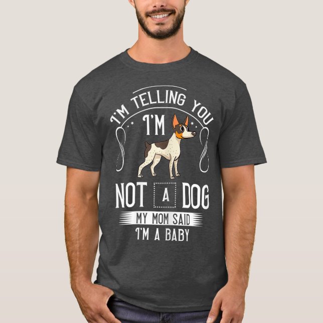 Camiseta Rat Terrier Dog Puppies Proprietário Lover _19 (Frente)