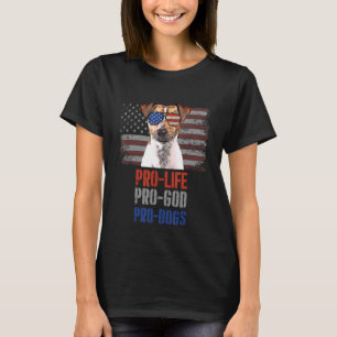 Camiseta Rat Terrier Pro Life Pro God Pro Cães