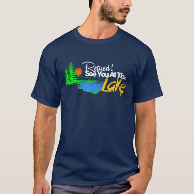 Camiseta Ratired vê-o no lago (Frente)
