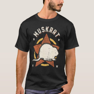 Camiseta Rato Almiscarado Vintage Retro Clássico Animal