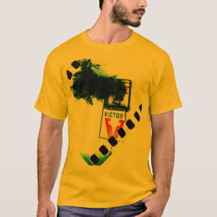 Camiseta Rato assustador na foto da arte do filme do