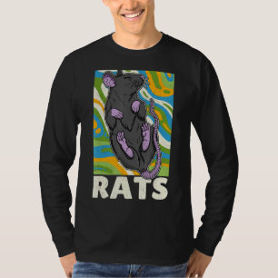 Camiseta Rato-Cinto Doméstico Rato Rodante Rato Rato Rato B